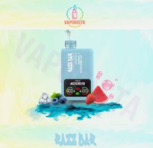 Razz Bar 40000 Puff sigaretta elettronica monouso doppio aroma Blue Razz Ice e gomma da masticare fragola anguria – copia